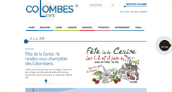 Desktop Screenshot of colombes.fr