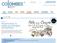 Tablet Screenshot of colombes.fr
